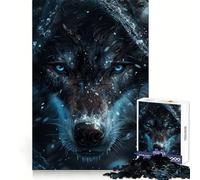 Puzzle Loup Mystérieux pour Adultes 1000 Pièces, Jeu de Détente et d'Éveil, Design Design, Assemblage, Cadeau Joli (38x52cm)