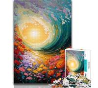 Puzzle Loup Noir et Blanc pour Adolescents 1000 Pièces, Jouets de Jeu Chaque Pièce Est Unique - Jeu Familial Amusant et Défi 38x26cm