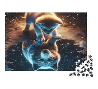 Puzzle Loups Esprit 1000 pièces 38x26cm Papier Recyclé pour Adultes Défi Difficile Développe Habiletés Manuelles Décoration Intérieure Excellent Cadeau