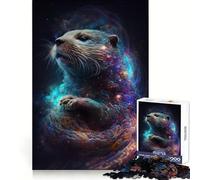 Puzzle Loutre Animal Sauvage 1000 Pièces pour Adolescents Jeu Intellectuel Découpe de Qualité Cadeau Saisonnier (38x26cm)