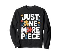 Puzzle Love Just One More Piece Design Sweatshirt