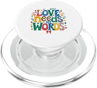 Puzzle « Love Needs No Words » - Sensibilisation à l'Autisme PopSockets PopGrip pour MagSafe