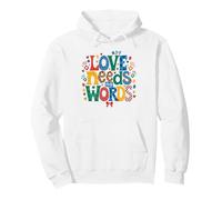 Puzzle « Love Needs No Words » - Sensibilisation à l'Autisme Sweat à Capuche