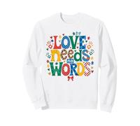 Puzzle « Love Needs No Words » - Sensibilisation à l'Autisme Sweatshirt