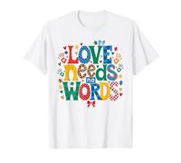 Puzzle « Love Needs No Words » - Sensibilisation à l'Autisme T-Shirt