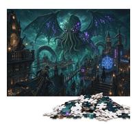 Puzzle Lovecraft Mythe en 500 Pièces, Cadeau pour Fans de Puzzle