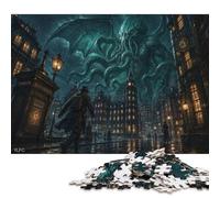 Puzzle Lovecraft Mythe en 500 Pièces, Cadeau pour Fans de Puzzle