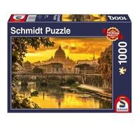 Schmidt-Spiele Puzzle Lumière dorée sur Rome CGS_58393 1000 pièces Multicolore