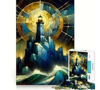 Puzzle Lumineux Gardiens des Mers pour Adolescents, 1000 pièces, renforce la mémoire, Passe-Temps apaisant, qualité supérieure, Cadeau Festif (38x52cm)