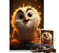 Puzzle Lumineux Hiboux Sagesse 1000 pièces pour Adolescents, développement de la réflexion, Joie familiale, Bords précis, Cadeau mémorable (50x75cm)
