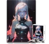 Puzzle Lumineux mystérieux de 1000 pièces, Jeu éducatif de Concentration, idée Cadeau Originale et touchante, Format 38x26cm