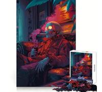 Puzzle Lumineux Nocturne pour Adultes, 1000 pièces, stimule la mémoire, Passe-Temps à la Maison, Bords Nets, Cadeau élégant (50x75cm)