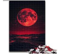 Puzzle Lune de Sang 1000 pièces pour Adolescents, pour Un Anniversaire ou Noël (50x75cm)