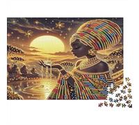 Puzzle Lune Mystère 1000 Pièces 38x26cm Papier Recyclé pour Adultes Défi Difficile Challengeant Décompression Divertissement Maison Excellent Cadeau