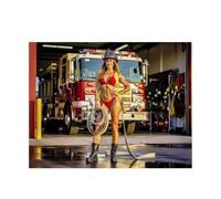 Puzzle · L'union Fait la Force. Ensemble, Nous Sommes prêts à Passer à | l'action · Des pompiers et des pompiers sexy · 1000 pièces · Format assemblé 64 × 48 cm · CALVENDO Puzzle