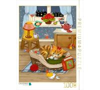 Puzzle · Ma Chatte Katinka | Une histoire d'animaux amusante pour les petits · 1000 pièces · Format assemblé 64 × 48 cm · CALVENDO Puzzle
