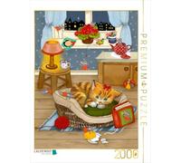Puzzle · Ma Chatte Katinka | Une histoire d'animaux amusante pour les petits · 2000 pièces · Format assemblé 90 × 67 cm · CALVENDO Puzzle