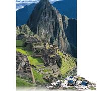 Puzzle Machu Picchu Pérou : Un défi Stimulant et Stimulant, en Carton 100% recyclé, pour Adultes, Cadeau d'anniversaire, 1 000 pièces (38 x 26 cm)