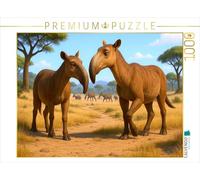 Puzzle · Macrauchenia - mammifère disparu d'Amérique du Sud | 1000 pièces · Format assemblé 64 × 48 cm · CALVENDO Puzzle