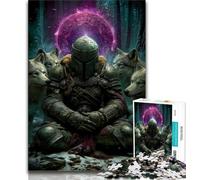 Puzzle Magic Knight 1000 pièces pour Adolescents, Jeu Familial Anti-Stress, défi Difficile, Collection d'artistes, Beaux-Arts 38x26cm