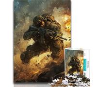 Puzzle Magic Ninja Knight 1000 pièces pour Adultes et Adolescents, Jeu Familial Anti-Stress, défi Difficile, Collection d'artistes, Beaux-Arts 38x26cm