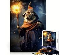 Puzzle Magicien Carlin 1000 Pièces Adultes Cadeau Détente et Stimulation Mentale Verrouillage Sécurisé Idée Cadeau de Noël (38x52cm)