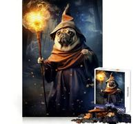 Puzzle Magicien Carlin pour Adultes, 1000 pièces, Exercice Mental, Divertissement Calme, Cadeau de Noël idéal (50x75cm)