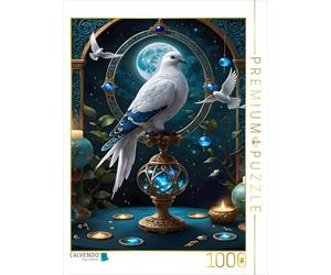 Puzzle · Magie des Pigeons | Motif décoratif de colombe comme tendre messager de paix avec… · 1000 pièces · Format assemblé 64 × 48 cm · CALVENDO Puzzle