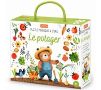 Puzzle Magique À L'eau Enfant 54 Pièces Coloriage Réutilisable Le Potager TU