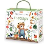 Puzzle magique à l'eau - Le potager Maria Sara Mabilia (Auteur), Matteo Gaule (Illustration), Sarah Negrel (Traduction)