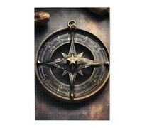 Puzzle magique avec boussole de runes nordiques - Puzzle en bois pour adultes et enfants - Décoration stimulante