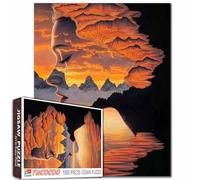 Puzzle magique de 1 000 pièces pour adultes, familles (femme, coucher de soleil, paysage marin, montagne, forêt, femelle) pièces qui s'emboîtent parfaitement ensemble - 50 x 70 cm