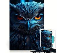 Puzzle Magique Hibou pour Adolescents, 1000 pièces, Jeu de logique Robuste, Silencieux et aux Bords Nets, Cadeau élégant (38x52cm)