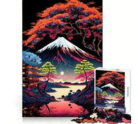 Puzzle Magique Japonais en Fleurs de Cerisier pour Adultes,1000 pièces,pour Une réflexion Claire et Une détente décontractée,Bords précis,Cadeau attentionné (38x52cm)