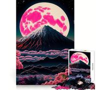Puzzle Magique Japonais Fleurs de Cerisier 1000 pièces pour Adolescents,développe la logique,apaise et Offre Un pour se détendre (38x52cm)