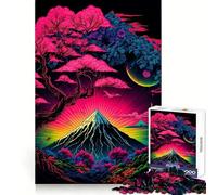 Puzzle Magique Japonais Fleurs de Cerisier 1000 pièces pour Adolescents Développe la réflexion Plaisir et légèreté Bords Nets (38x26cm)