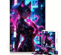 Puzzle Magique Japonais Samurai Girl pour Adultes, 1000 pièces, Jeu de réflexion, Loisir Calme, Assemblage, Cadeau de Vacances (38x52cm)