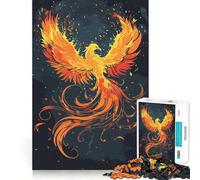 Puzzle Magique Phoenix 1000 pièces pour Adolescents, Jouet de Train logique, léger et Relaxant, découpe Lisse, décoration Murale (50x75cm)