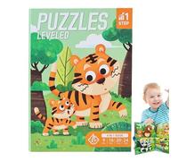 Puzzle magnétique | 11,22 x 8,46 x 0,39 pouces | Activités éducatives éducatives, jeux de livre pour voyage, road trip, voiture, avion, anniversaire, fille,