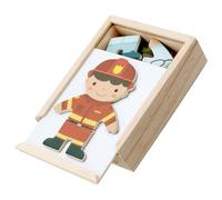 Puzzle magnétique à habiller, puzzles en bois pour | Puzzle d'apprentissage d'habillage d'ours magnétique - Puzzle de tri et d'association pour tout-petits, jeux d'association, motifs de dessins animé