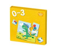 Puzzle Magnétique,Activités Éducatives Portables pour Préscolaires - Puzzles De Voyage À Thème De Dessin Animé pour,pour La Voiture, L'Avion, Le Voyage Routier, Les Vacances, La Maison Et