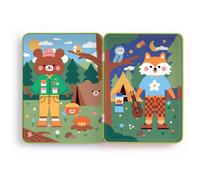 Puzzle Magnétique - Campeurs Multicolor TU