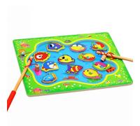 Puzzle Magnétique De Poisson Océan De Dessin Animé, Jeu De Pêche De Simulation, Jouet Éducatif Pour Enfants, Cadeau D'Anniversaire Et De Noël