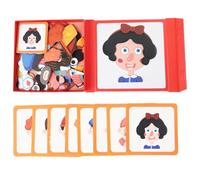 Puzzle magnétique en bois - Puzzle sensoriel de voyage, tableau d'association | Jeux d'apprentissage éducatifs, amusant pour la maison et la voiture, jouets éducatifs pour tout-petits, idéal comme jou