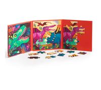 Puzzle Magnétique Enfant 2 En 1 Dinosaure Multicolore TU