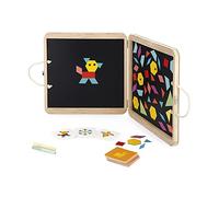 Janod - Puzzle magnétique Géométrique Multicolore