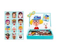 Puzzle magnétique | Jouets éducatifs et éducatifs, boîtes de puzzle magnétiques portables, pour tout-petits, filles, maternelle, voyage en voiture, avion, cours à domicile, salle de classe