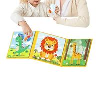 Puzzle Magnétique - Jouets Éducatifs Portables pour De La Maternelle Et du Préscolaire,Puzzle Magnétique de Voyage Éducatif et d'apprentissage | pour La Coordination Œil-Main Et Les Compétences