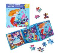 Puzzle magnétique pour enfants, 25-30-42 pièces, à partir de 3 ans, occupation pour les enfants en voiture, avion, cadeaux d'anniversaire d'enfants, puzzle magnétique 3 en 1, jouet éducatif