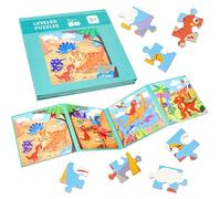 Puzzle Magnétique pour Enfants à Partir de 2 à 6 Ans, Puzzle de Transport pour Enfants, Puzzles éducatifs, Livre de Puzzle Assorti Jouet Éducatifs Apprentissage Cadeau (Style B)
